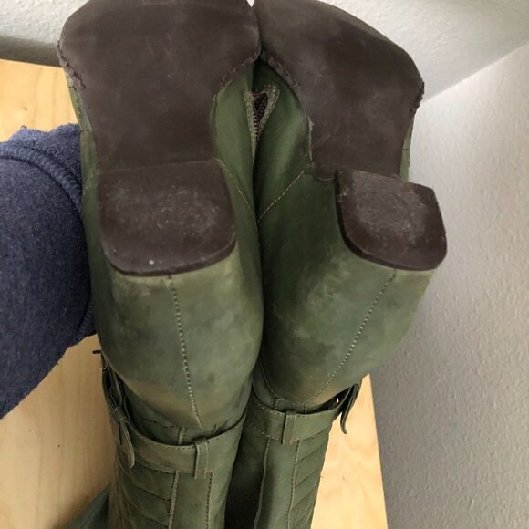 Zandalee Gamuzo Quilted & Buckled Boots - Made in Italy - Picture 11 of 12